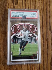 2021 Panini Chronicles Ja'Marr Chase Crown Royale Red /199 PSA Gem Mint 10 Pop 3