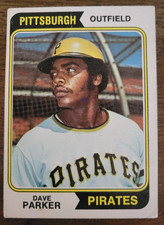 1974 Topps - Dave Parker #252 Rookie Card (RC). rookie card picture