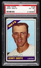 1966 Topps Jerry Grote #328 PSA 6 2d2