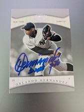2001 DONRUSS CLASSICS ORLANDO (EL DUQUE)  HERNANDEZ IP AUTOGRAPH