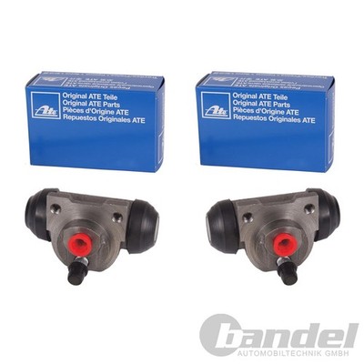 2x ATE RADBREMSZYLINDER 20,6mm passend für FIAT 500 PANDA PUNTO FORD KA LANCIA