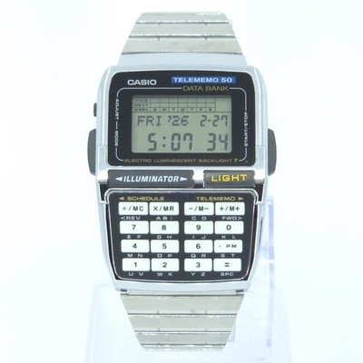NOS CASIO DBC-630-1 DATA BANK CALCULATOR VINTAGE DIGITAL WATCH 1995