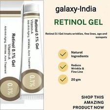 Retinol night cream for wrinkles  skin tightning gel 20 gm  Exp. 8-2026 