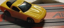 Tyco Mustard Yellow Chevy Corvette HO Slot Car 440x2 - Tested