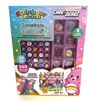 Rainbow Loom Care Bears Cutetique Beadmoji Bracelet Kit 362 Pc New