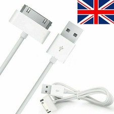 Image of 1M 30-Pin to USB Data Sync Charger Cable Wire for Apple iPhone iPad iPod - UK