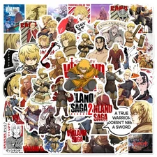 Mix 10/50 PC Vinland Saga Anime Luggage Laptop Notebook Sticker-No Duplicate