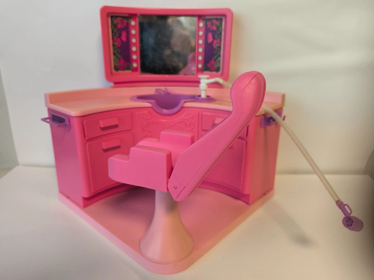 Coiffeuse Vintage Barbie Années 90 – Mattel – Occasion – Pour Collection
