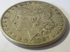 1887 $1 Morgan Silver Dollar Coin