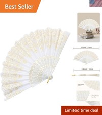 Handheld Chinese Folding Fan Hand Fans for Women Foldable Bulk for Party Wedd...