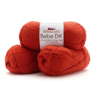 Premier Yarn Himalaya Bebe DK ''Pumpkin''     3 Pack.