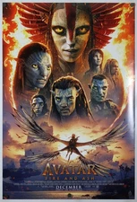 Avatar Fire and Ash - original DS movie poster INTL Final D/S 27x40 2025  MINT