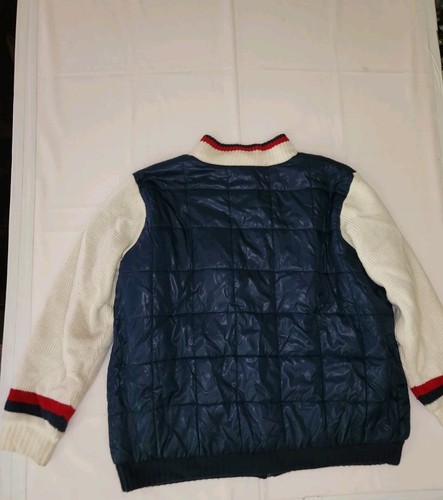 Coogi Varsity Jacket Mens 5XL Blue Red White Knit Long Sleeves Q4 Designs 2013 - Picture 20 of 23