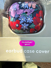 heyday Floral Case Cover for Apple AirPods 4th Gen Earbuds, Multicolor