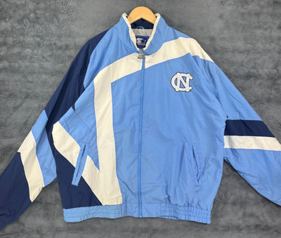 Vintage 90s Starter University Of North Carolina Tar Heels Jacket Size XL