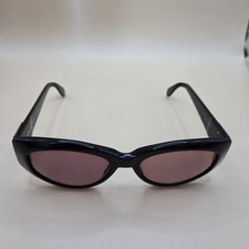 Vintage Vogue Florence Black Rectangular Sunglasses Italy FRAMES ONLY