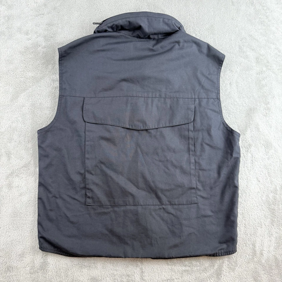 Жилет Rothco Ranger для мальчиков большой черный с карманами на молнии без рукавов для охоты на открытом воздухе - Изображение 2 из 4