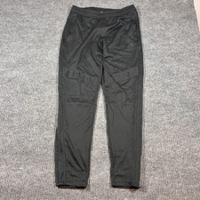 Adidas Kids Black Climacool Athletic Track Pants Joggers Zip Bottoms Medium