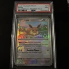 POKEMON 2025 Prismatic Evolutions Master Ball Holo EEVEE #074 PSA 9