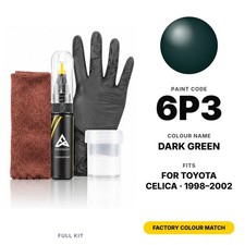 Touch Up Paint For Toyota Celica 6p3 Dark Green Full Kit Factory Colour Match