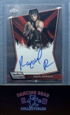 2026 Topps Chrome WWE - Raquel Rodriguez Red Brand Auto #RBA-RAQ On Card