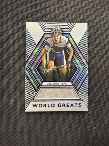 Vincenzo Nibali Cycling Worn Patch /8 Futera Platinum 2025