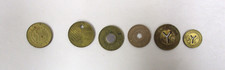 6 Different New York City Transit Authority Subway Train Bus Tokens NYC MTA