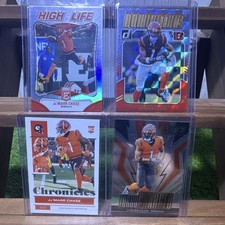 Ja'Marr Chase 4 Card Lot - ‘21 Chronicles RC, ‘24 Donruss, ‘23 Elite & Select
