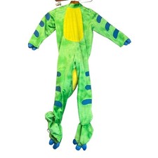 Plush Green Triceratops Dinosaur Costume Kids 5-7 - Perfect for Dress Up Fun 