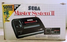 Sega Master System 2 II Sonic Console CIB Boxed Manual Tested Working 2 Pads