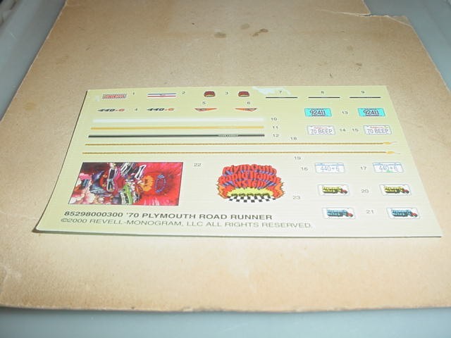 REVELL/MONOGRAM------1970 ROADRUNNER
