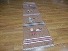 Turkish Oushak(Tree Of lfe) Bird Multicolored Handmade Bohemian Rug 2x8 Ft — photo 3
