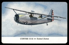 Curtiss 1944 War Airplanes Jets Leaf Card (NM)