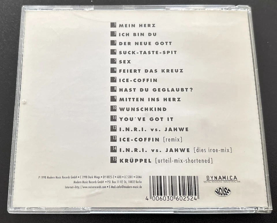 Oomph! CD 1991-1996 The Early Works (1998) EBM, Industrial, Heavy Metal, Electro - Bild 4 von 4