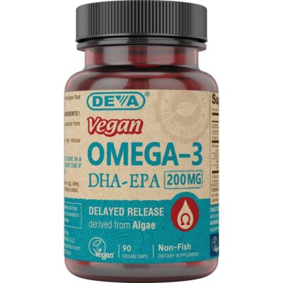 Deva Vegan Omega-3 Dha-Epa - Delayed Release 90 Vegan Caps