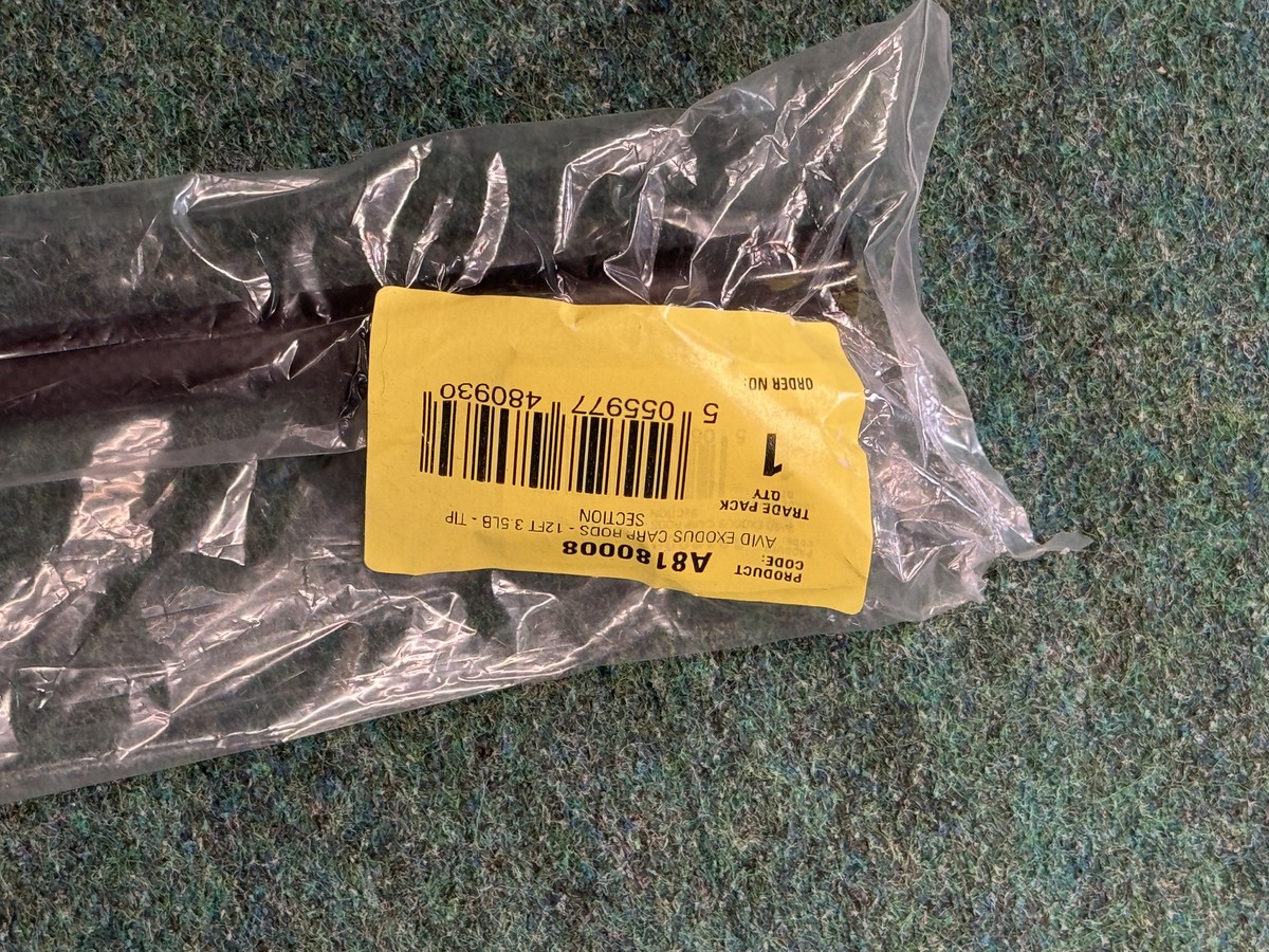 Avid Exodus Carp 12ft SPARE TIP SECTION ONLY BRAND NEW UK