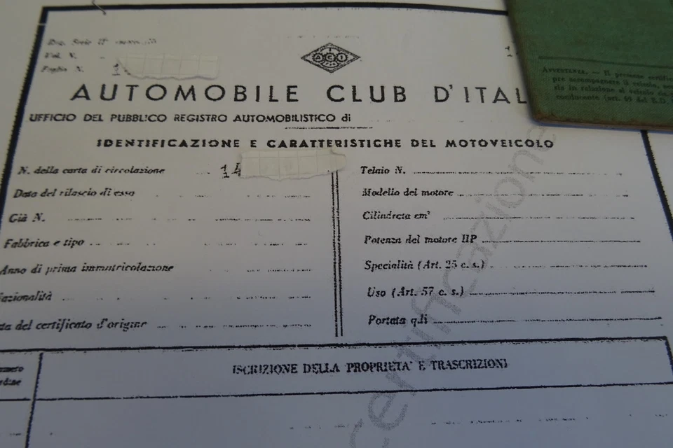 Moto Maserati 125 T2 1956 accessori - Immagine 2 di 4