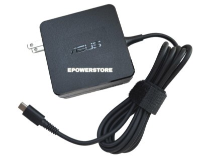 65W AC Adapter Charger For ASUS Zenbook S 14 UX5406SA-PH79T Power Supply Plug
