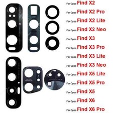 For OPPO Find X2 X3 X5 X6 Pro Neo Lite 3pc Rear Main Glass Lens Back Camera Lens