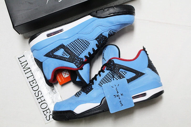 NIKE AIR JORDAN 4 IV RETRO TRAVIS SCOTT CACTUS JACK 308497-406 MEN