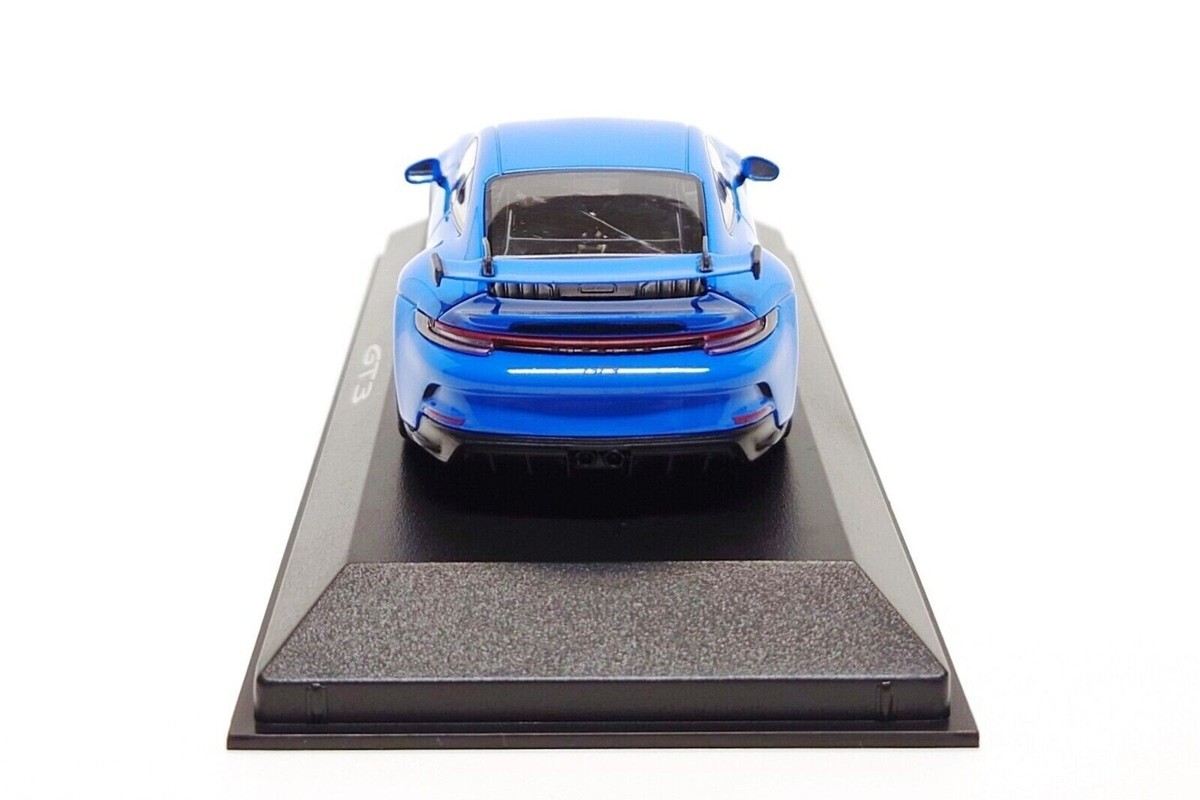 Minchamps 1/43 Porsche 911 992 GT3 Shark Blue Launch Car Spec | eBay