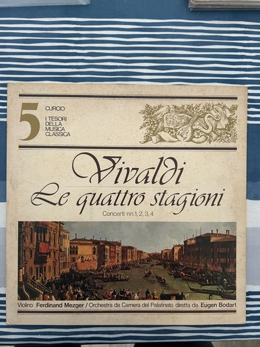 LP 33 GIRI DISCO VINILE VIVALDI LE QUATTRO STAGIONI CONCERTI N°1-2-3-4 - 第 1/8 張圖片