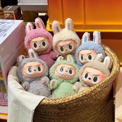 ぬいぐるみ Labubu exciting macaron Toffe LABUBU POP MART Labubu The Monsters Exciting Macaron Plush Series