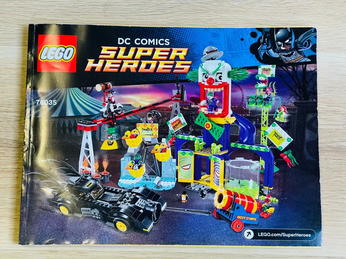 tjene Bevise Begivenhed LEGO - INSTRUCTIONS BOOKLET ONLY - DC SUPER HEROES 76035 - Jokerland  building | eBay