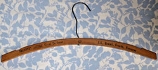 Vintage Sheraton Hotels Wooden Hanger