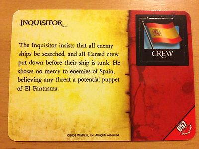 Pirates Rise of the Fiends #057 Inquisitor Pocketmodel CSG NrMint-Mint