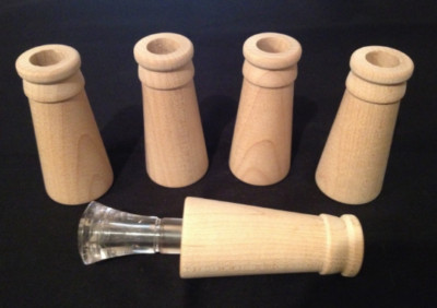 Duck Call Barrels #IBN2, Bottle Neck Design. Like Beer Bottle, Smooth Sanded 220