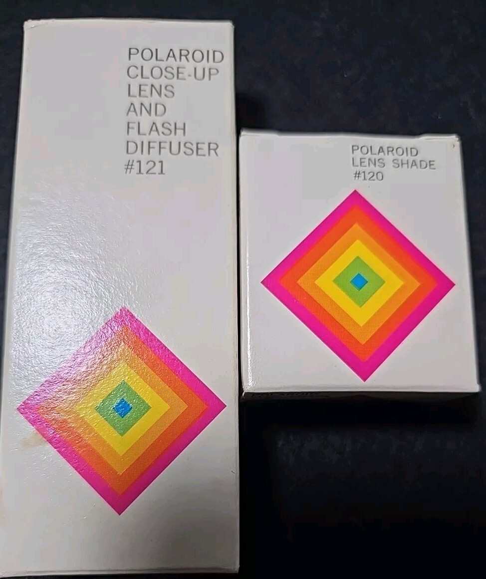 Polaroid SX-70 #121 Close Up Lens & Flash Diffuser and 1 20 lens