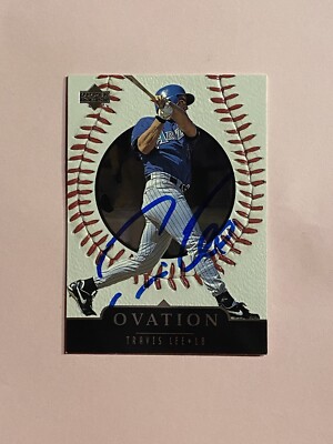 Travis Lee 1999 Upper Deck Ovation IP Auto Autograph 