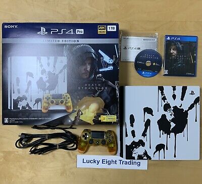 PlayStation 4 Pro 1TB Limited Edition Console - Death Stranding Bundle